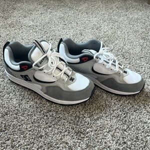 DC Men's Gray and White Sneakers NBW 9.5 Size